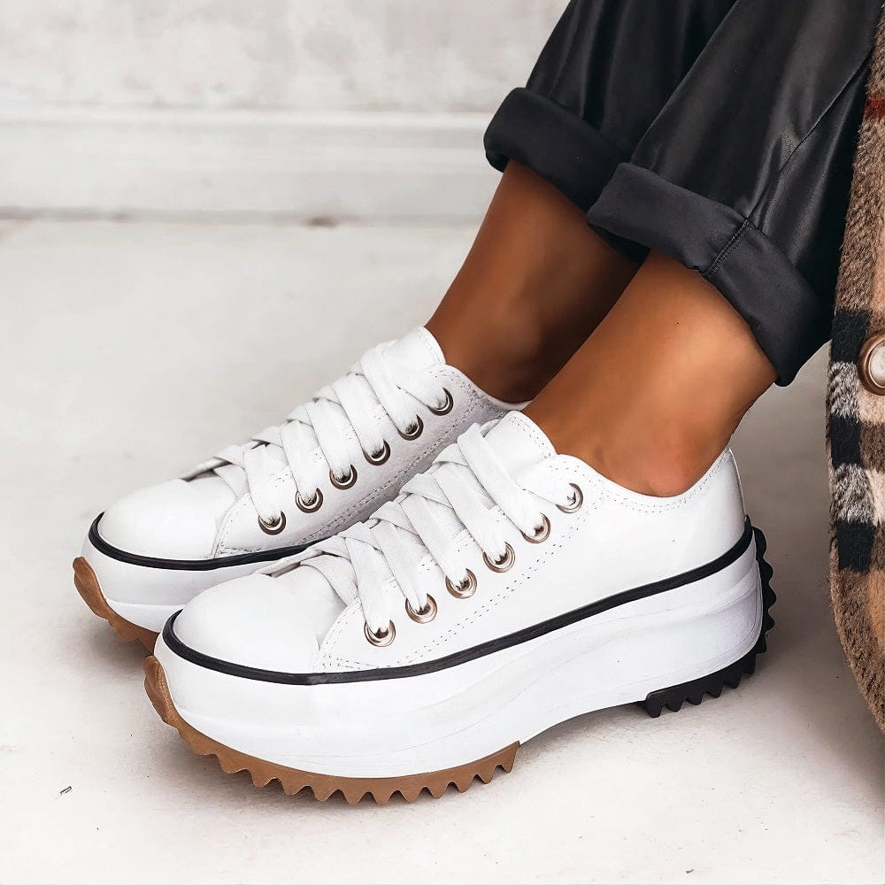 Chunky Flatform Low Top Sneakers