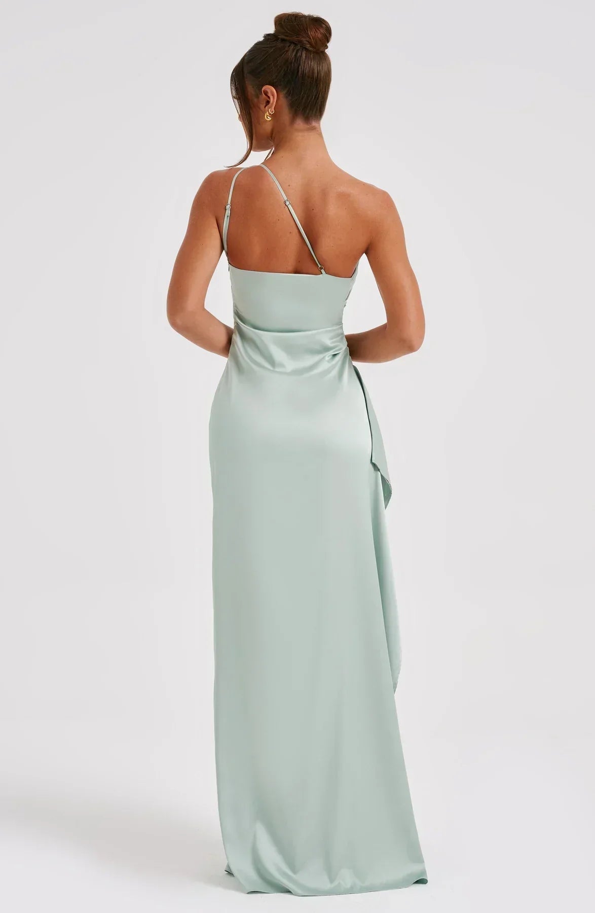 One-Shoulder Ruched Dress