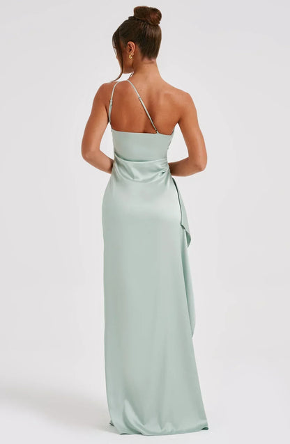 One-Shoulder Ruched Dress