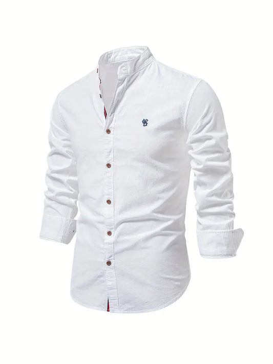 Long-Sleeved Button-Down Shirt
