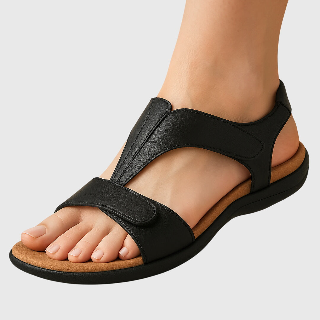 Adjustable T-Strap Sandals