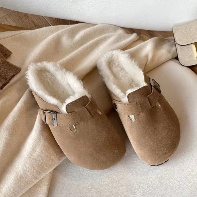 Women's Buckle Strap Slip-On Boston Clogs