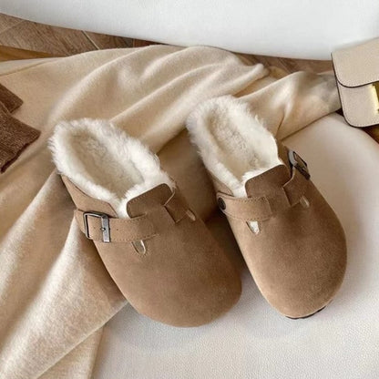 Women's Buckle Strap Slip-On Boston Clogs