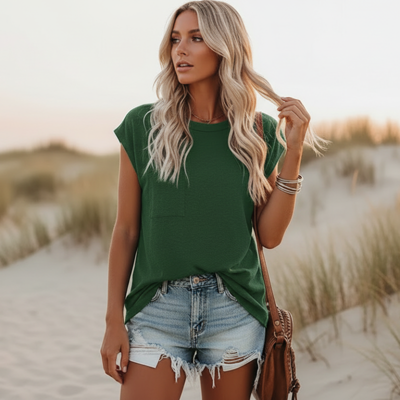 Round Neck Short Sleeve T-Shirt