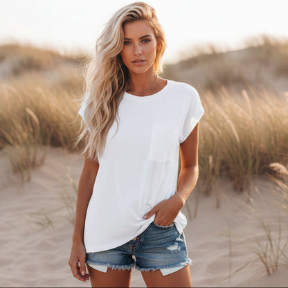 Round Neck Short Sleeve T-Shirt