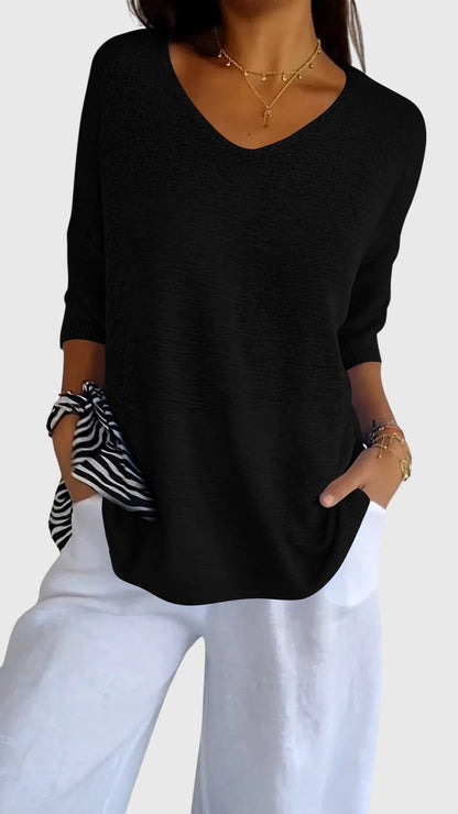 Oversized Three Quarter Blouse