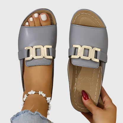 Buckled Open Toe Sandals