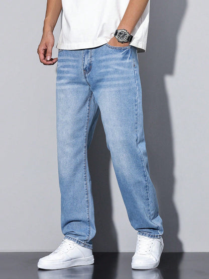 Washed Denim Trouser for Men