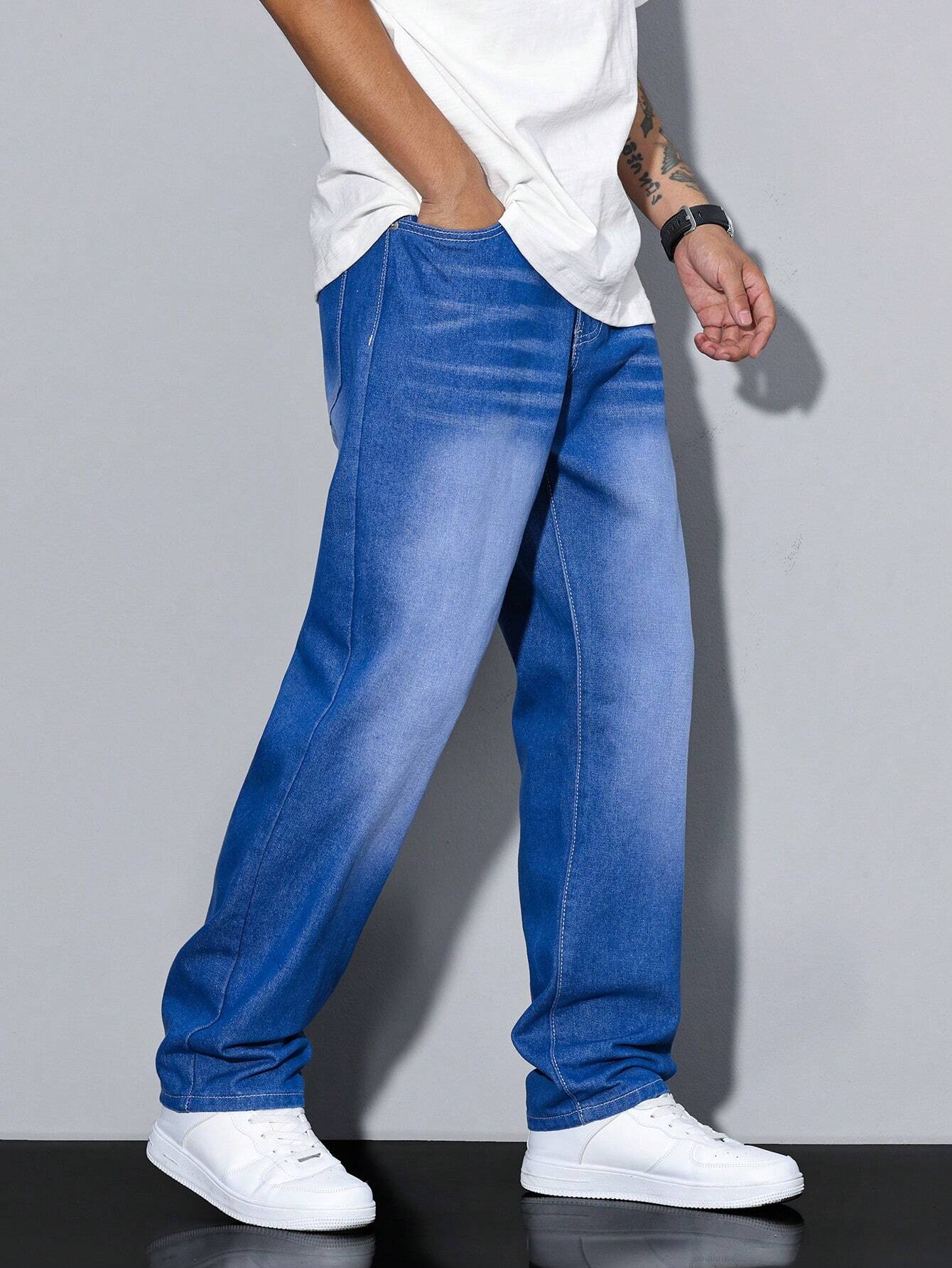 Washed Denim Trouser for Men