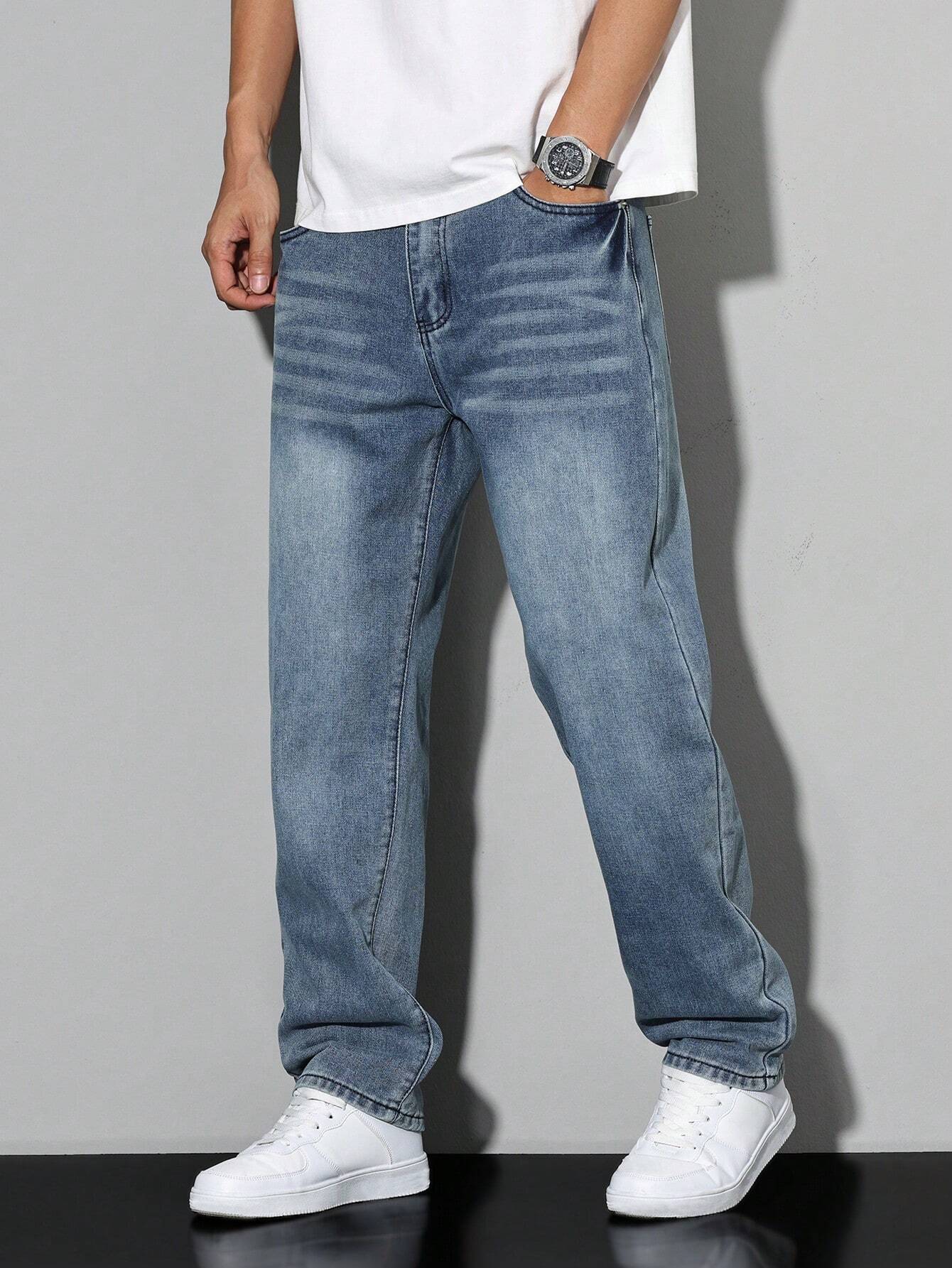 Washed Denim Trouser for Men