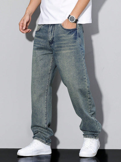 Washed Denim Trouser for Men