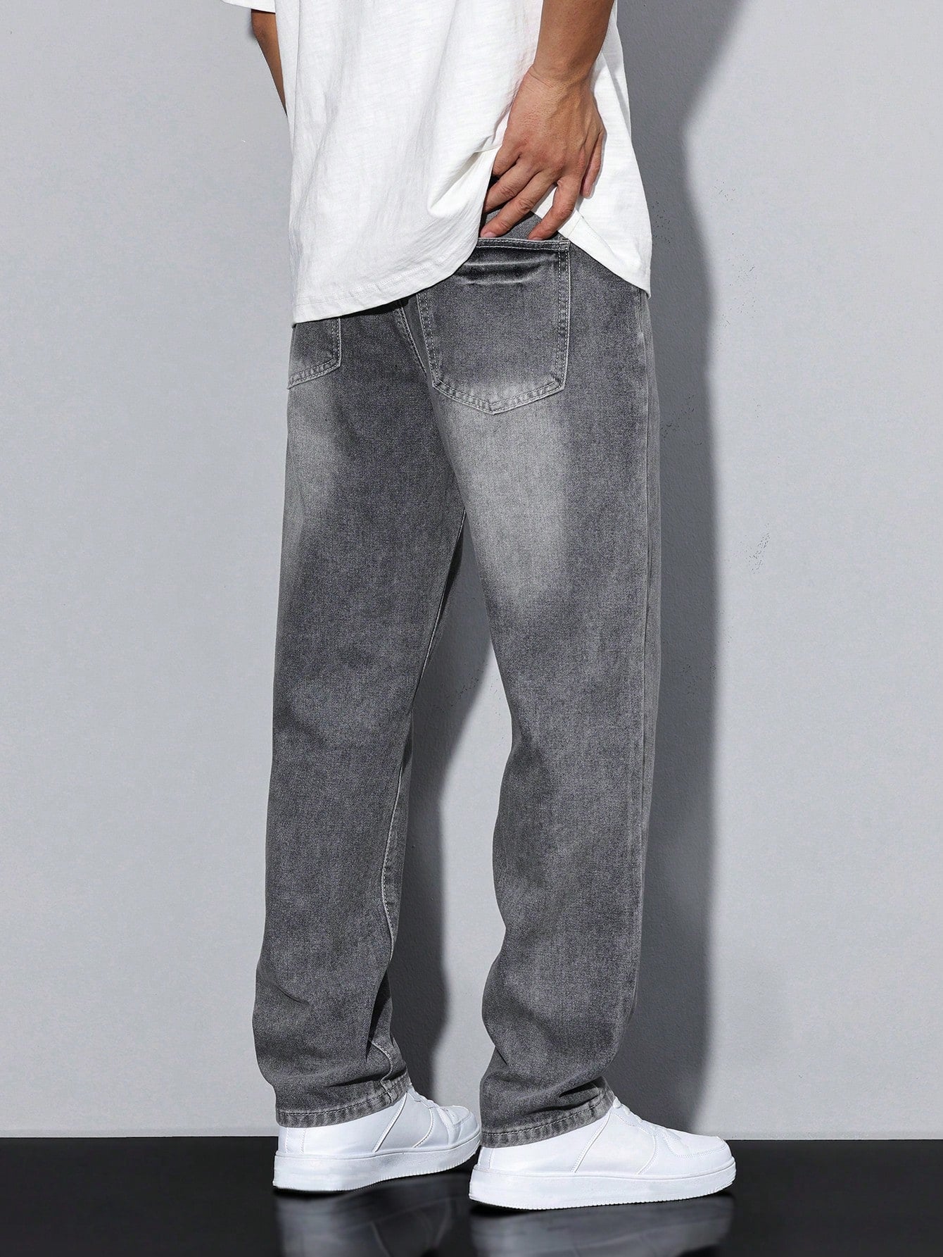 Washed Denim Trouser for Men
