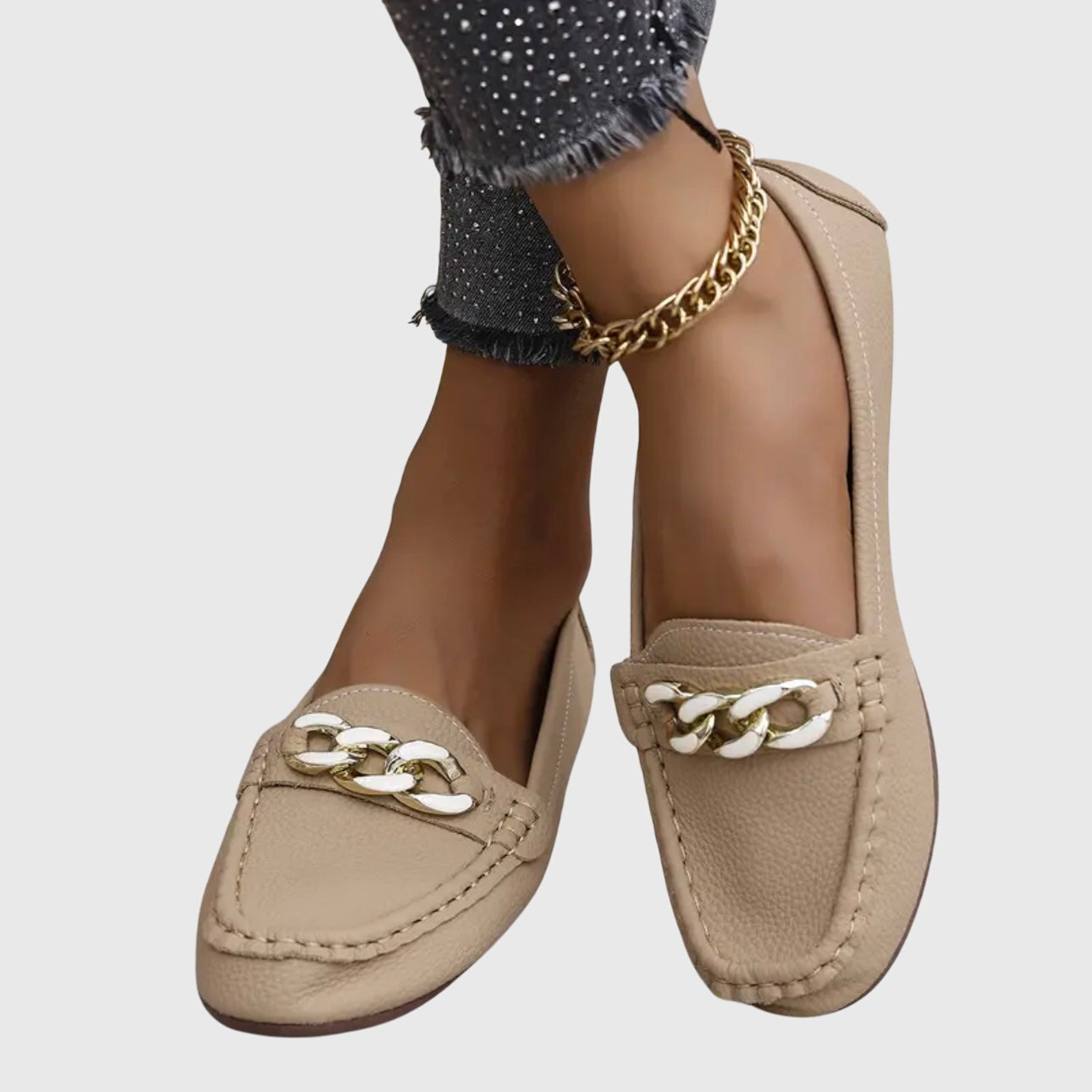 Round Toe Slip On Loafers