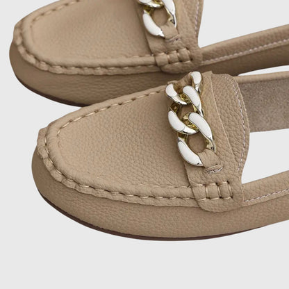 Round Toe Slip On Loafers