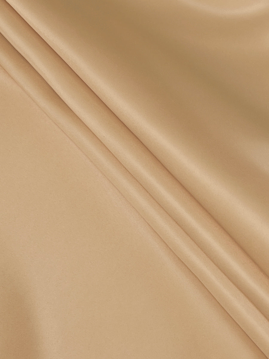 Lapel Neck Crisscross Satin A Line Maxi Dress