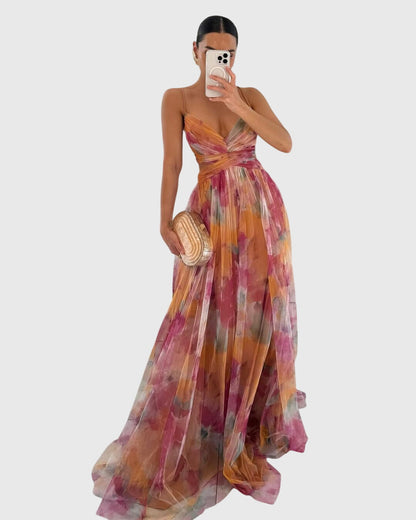 Ruched Flowy Dress