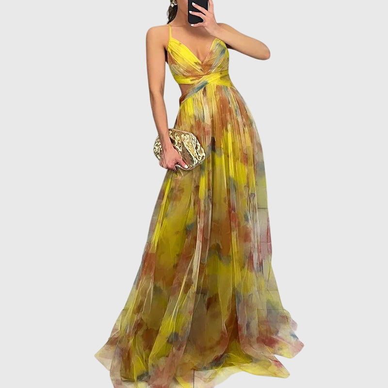Ruched Flowy Dress