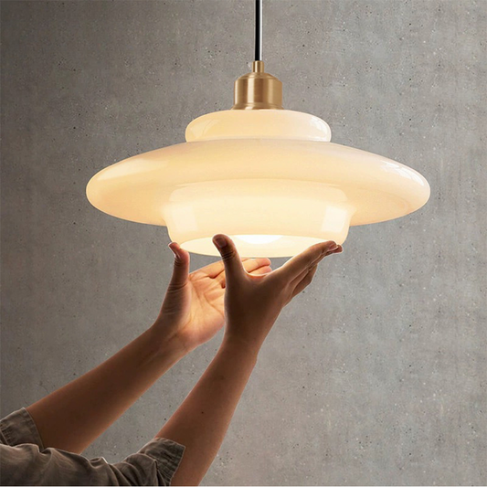 Triple-Tiered Circular Pendant Light