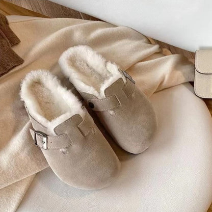 Women's Buckle Strap Slip-On Boston Clogs