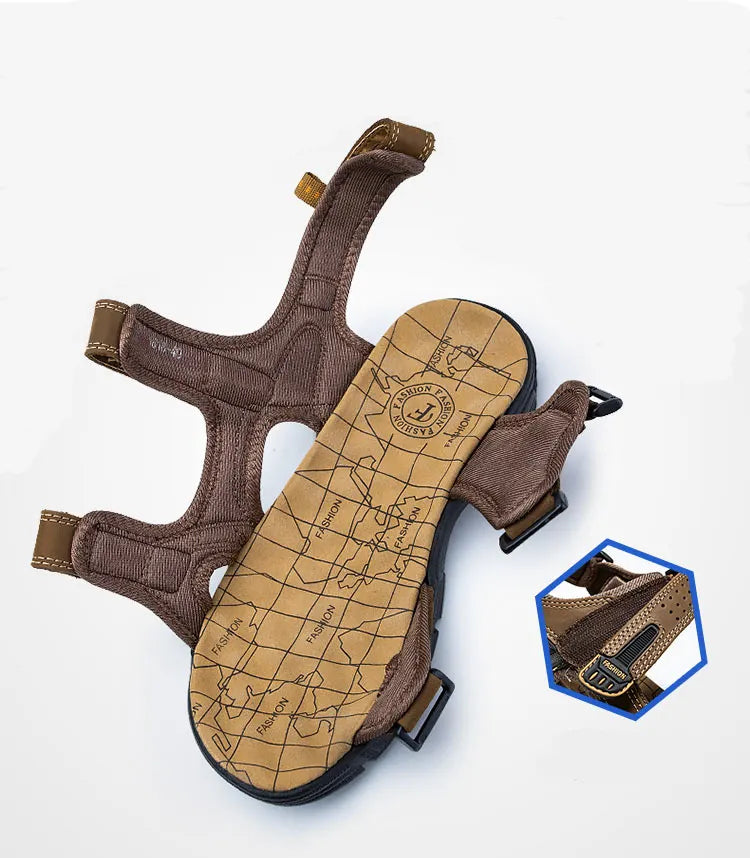 Adjustable Multi-Strap Sandals