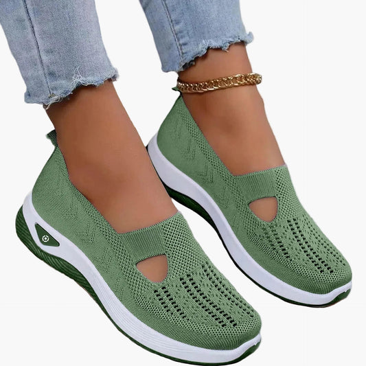 Mesh Breathable Platform Low Top Shoes