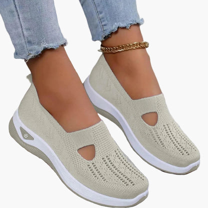 Mesh Breathable Platform Low Top Shoes