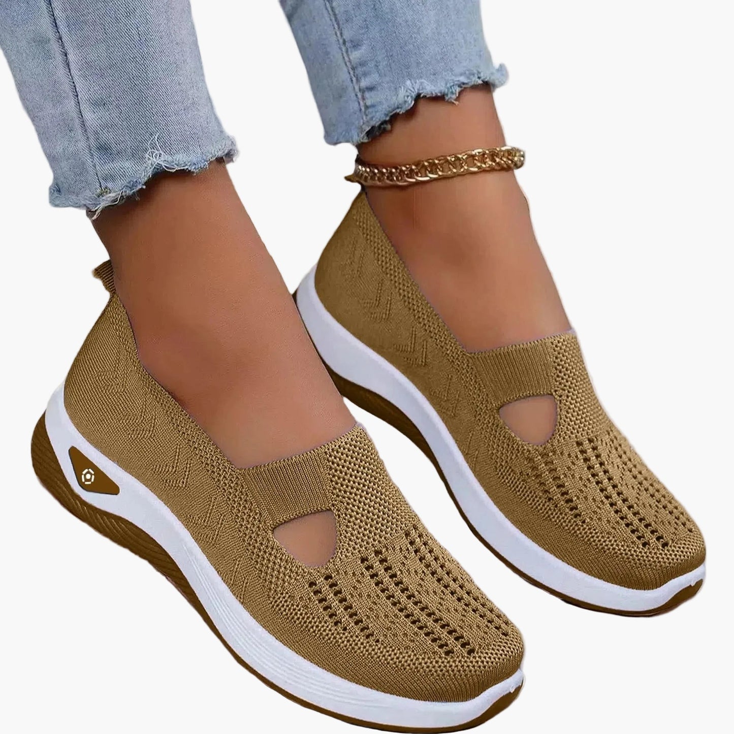 Mesh Breathable Platform Low Top Shoes