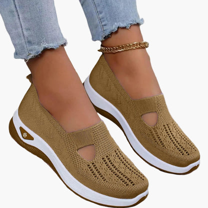 Mesh Breathable Platform Low Top Shoes