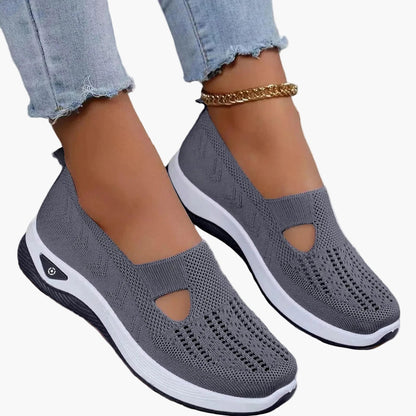 Mesh Breathable Platform Low Top Shoes