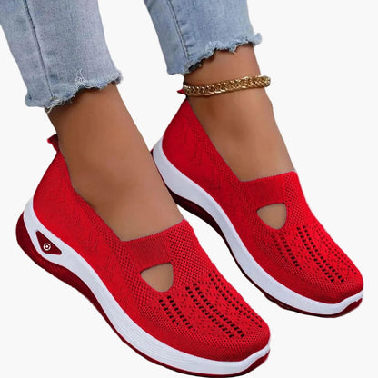 Mesh Breathable Platform Low Top Shoes