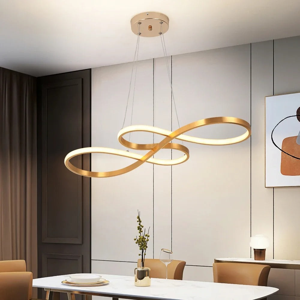 Flowing Wave Linear Ceiling Light