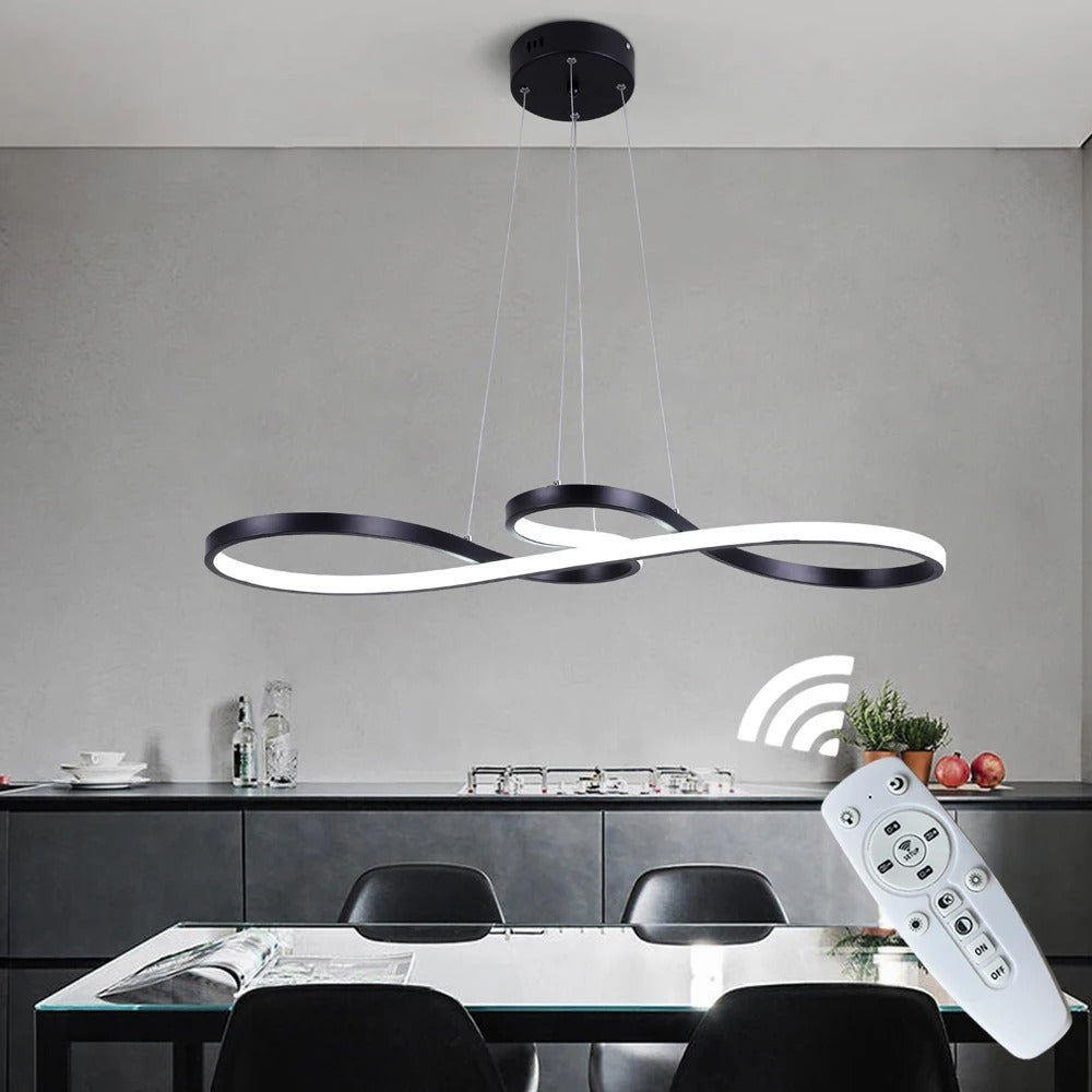 Flowing Wave Linear Ceiling Light