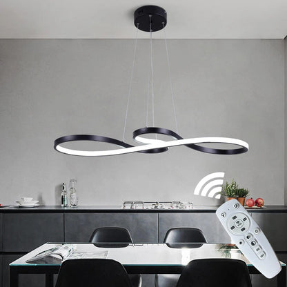 Flowing Wave Linear Ceiling Light