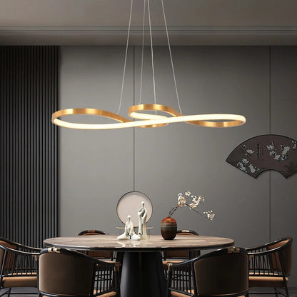 Flowing Wave Linear Ceiling Light