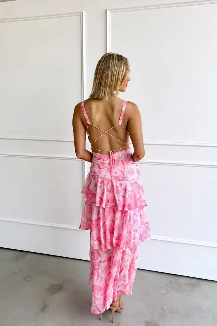Layered Patterned Dress
