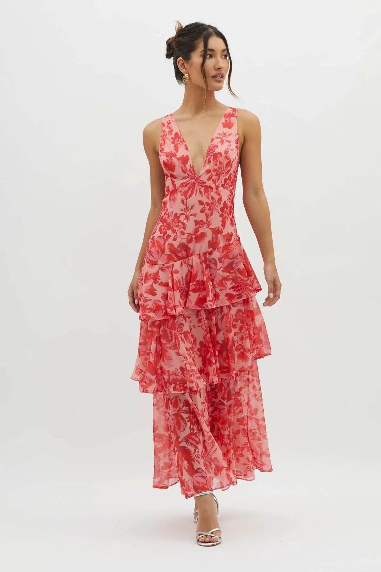Layered Patterned Dress
