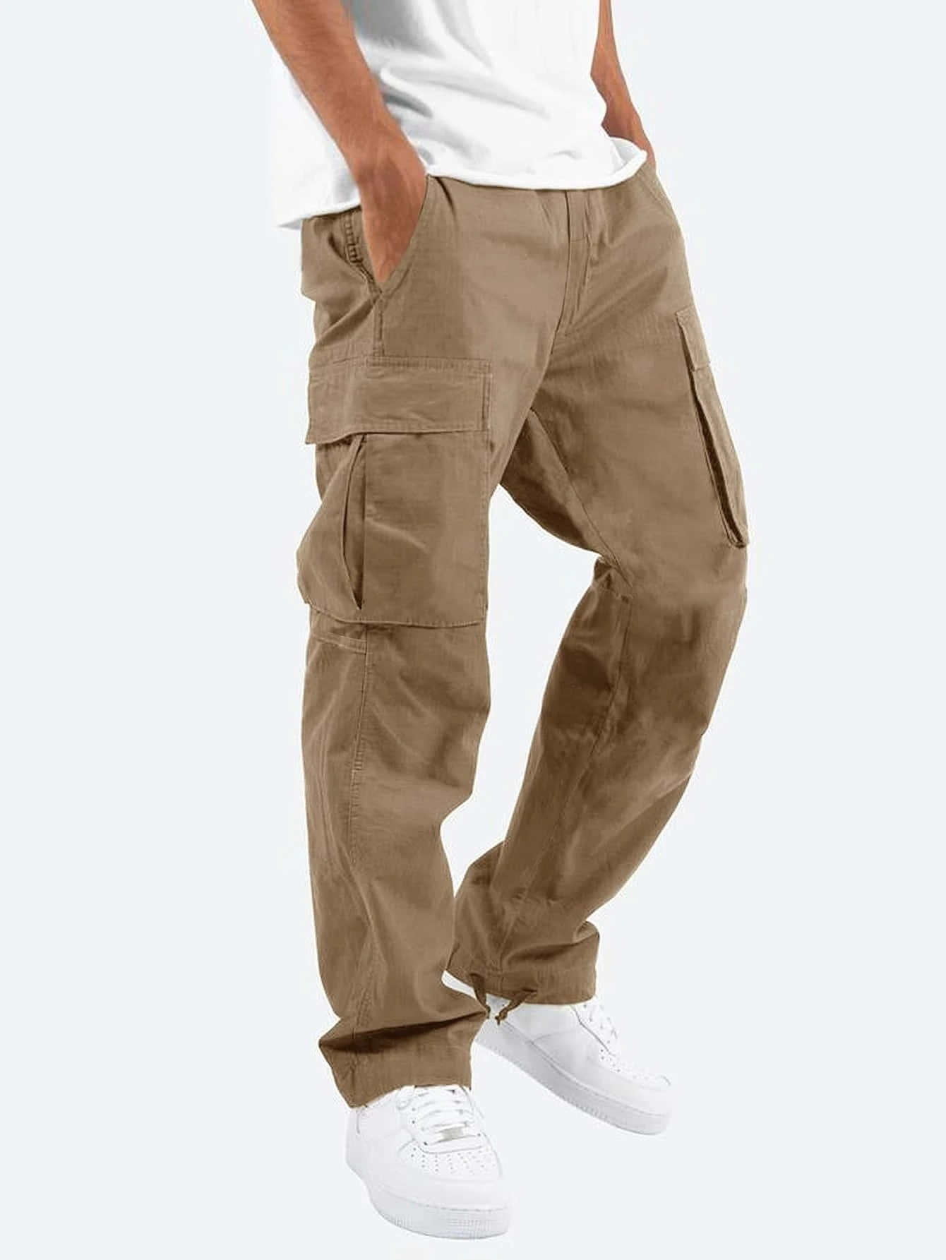 Multi-Pocket Cargo Trousers
