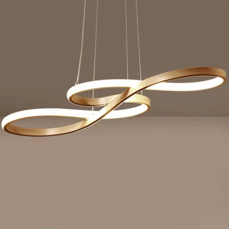 Flowing Wave Linear Ceiling Light