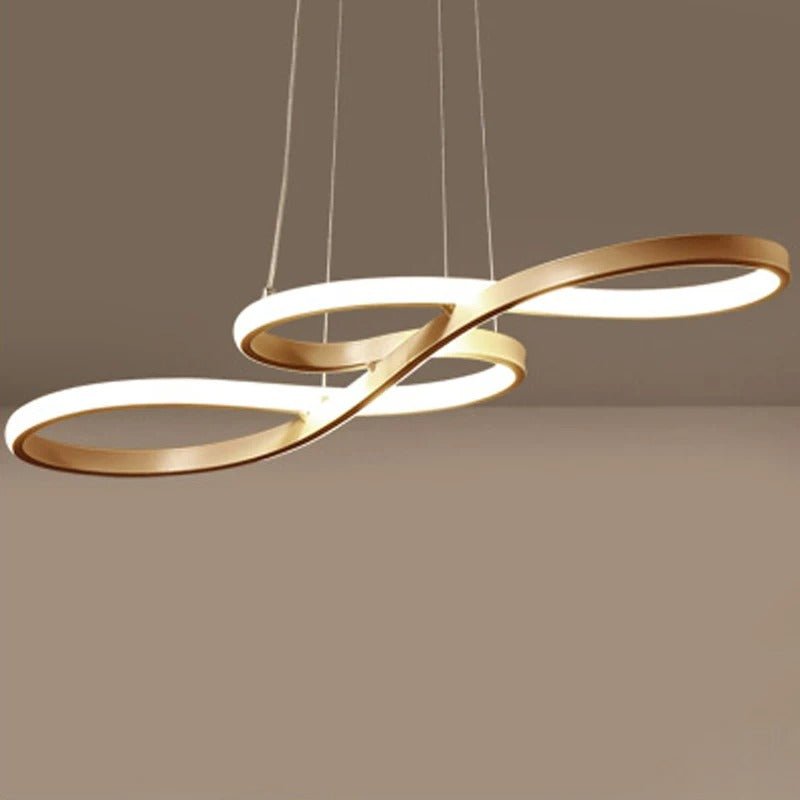 Flowing Wave Linear Ceiling Light