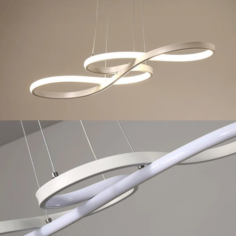 Flowing Wave Linear Ceiling Light