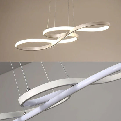 Flowing Wave Linear Ceiling Light