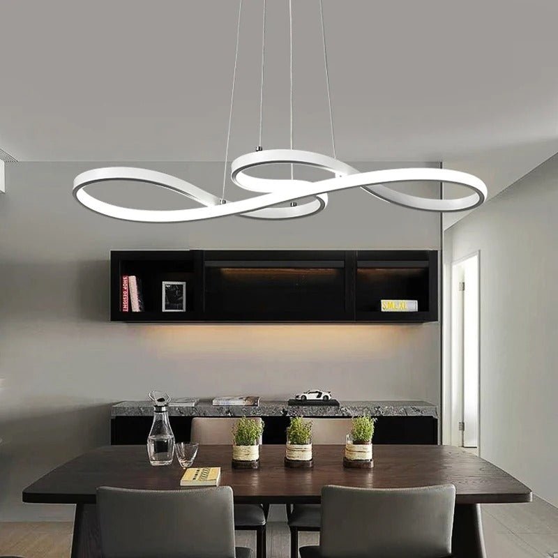 Flowing Wave Linear Ceiling Light