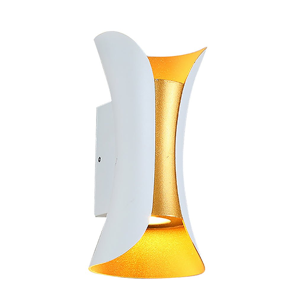 Curved Dual-Beam Outdoor Wall Lights