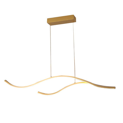 Wave Shaped LED Linear Ceiling Light