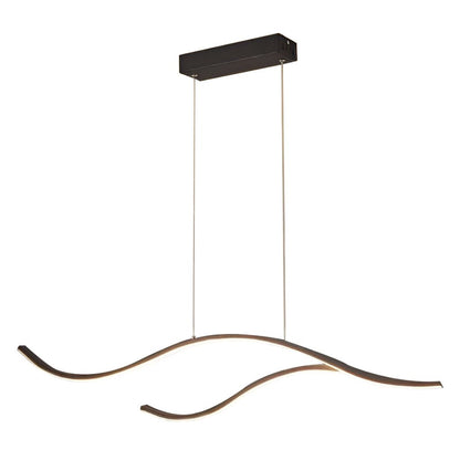 Wave Shaped LED Linear Ceiling Light