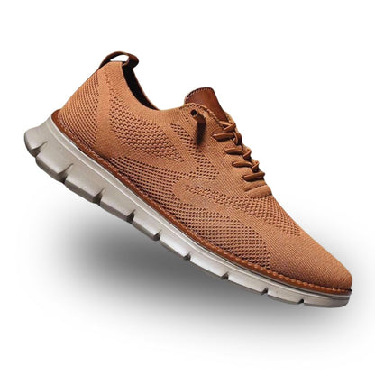 Textured Laced Paneled Ridged Low Sneakers