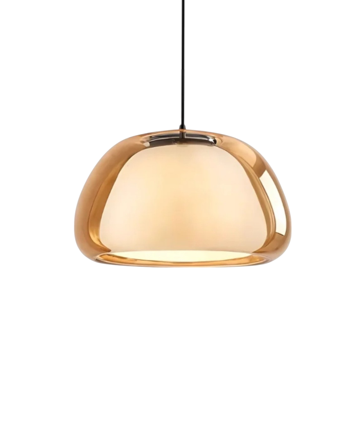 Translucent Encapsulated Dome Pendant Lamp