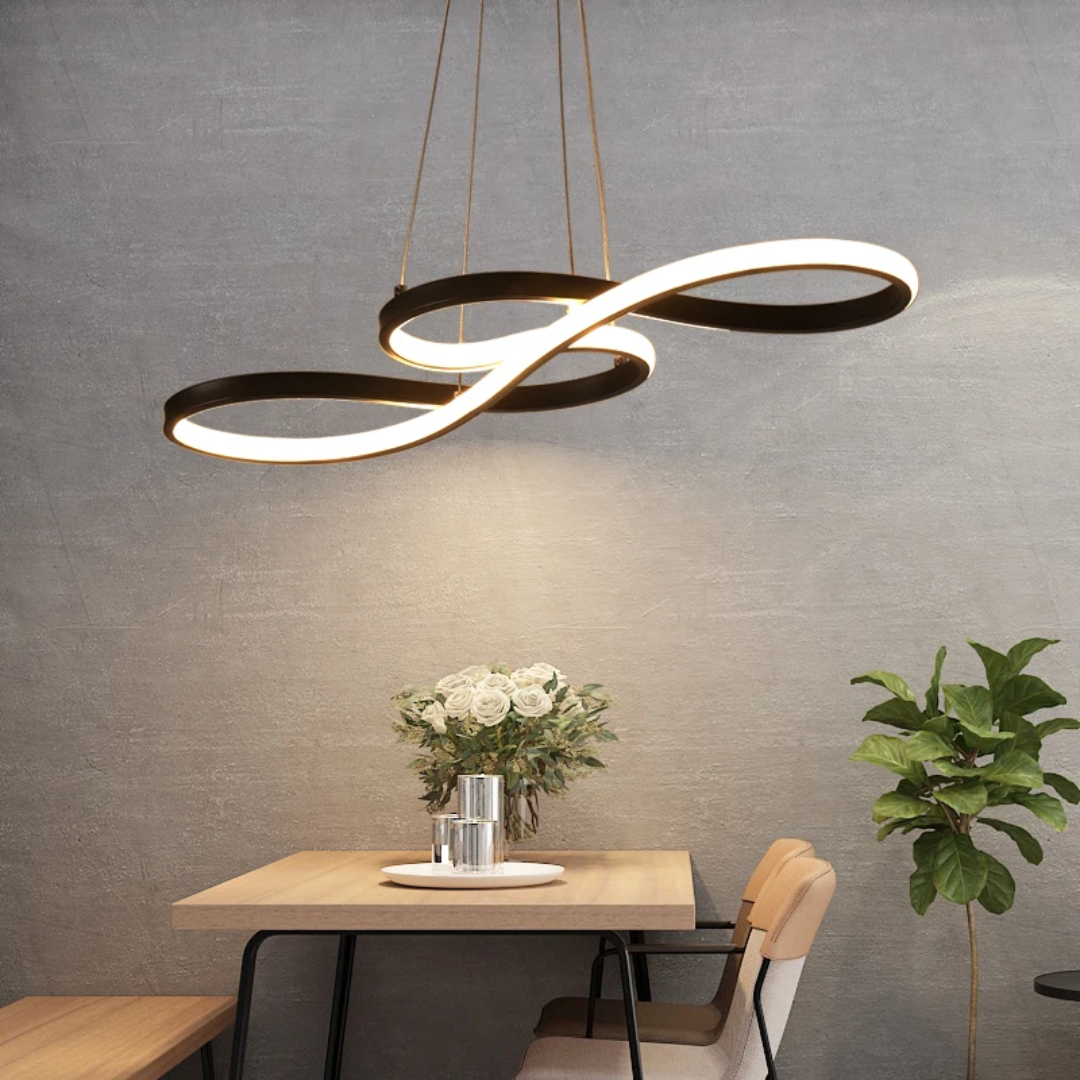 Flowing Wave Linear Ceiling Light
