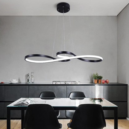 Flowing Wave Linear Ceiling Light