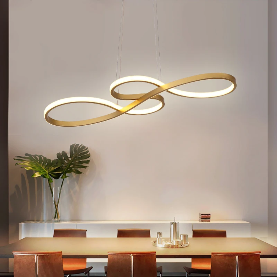 Flowing Wave Linear Ceiling Light